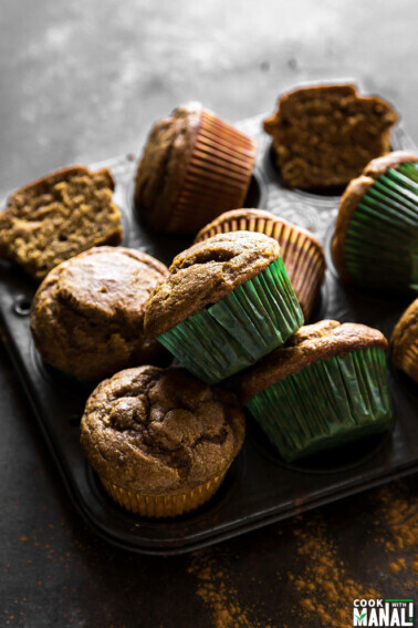 Pumpkin Banana Muffins